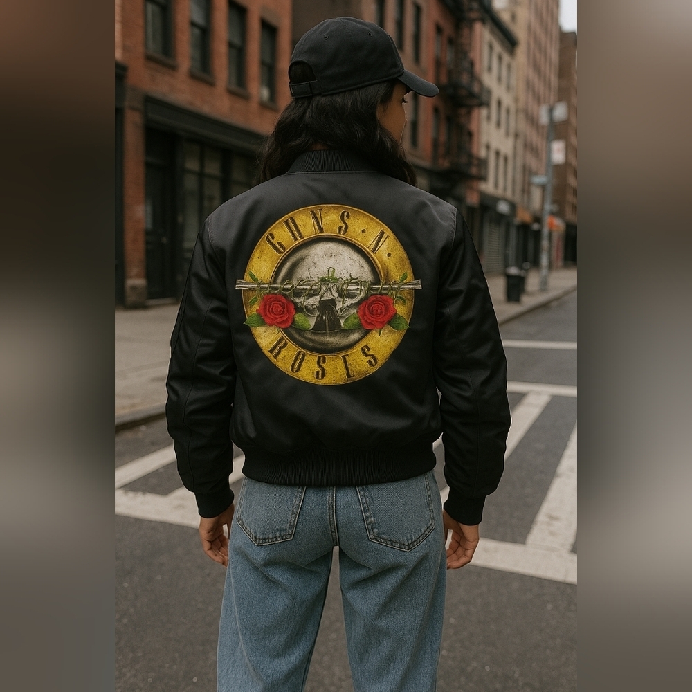 Eleven Paris Beast Guns N Roses Black Bomber Jacket